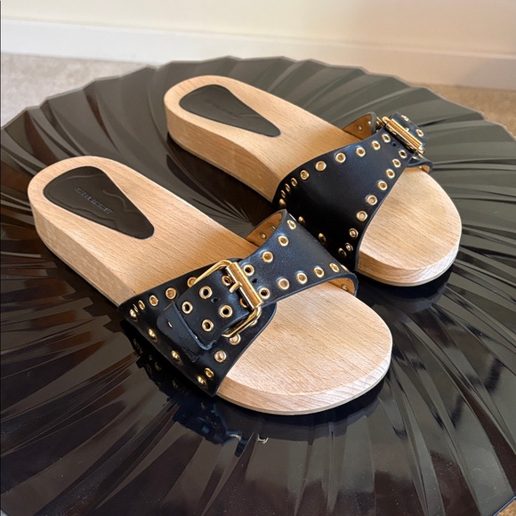 ISABEL MARANT Jaso buckled clogs - Picture 6 of 8